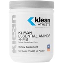Klean Athlete Klean Essential Aminos + HMB - Miscela di aminoacidi essenziali - con HMB, vitamina D3 e Glutamina per massa muscolare magra - 9.7 once - Natural Orange Cream Flavor