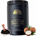 Polvere di cocco attivata biologica Ideale per Supporti pelle, corpo, salute orale, sbiancamento dei denti | Supplemento dietetico (25 Oz (Pack of 1))