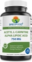 L-carnitina acido lipoico alfa (ALA ALC) 750 mg 120 capsule