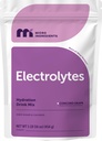 Micro Ingredienti Hydration Electrolyte Powder, 1lb (69 Serve) | Keto & No Sugar – High Potassium (1.000mg) con Dolce Concord Grape Flavor & Natural Coconut Water | Non OGM