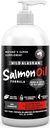 Più fine per gli animali selvatici Alaskan Salmon olio per cani e gatti - Omega 3 Fish Oil con Pollock & Salmon per Sensitive Skin & Coat Health. EPA & DHA Ease Itching, Supporta Joint, Immune & Heart Health (16oz)
