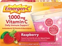 Alacer Emergen-C Vitamina C Fizzy Drink Mix Raspberry - 1000 Mg - 30 Pacchetti