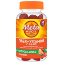 Metamucil Fiber Suplement 72 Gummies, Fibra + Vitamine C,D & B12 no Zucchero Aggiunto, Supporto Digestivo guarire + Support Immune Health, Citrus Berry Flavor.