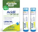 Acidil di Boiron sul viaggio Go Essenziale per il sollievo del riflusso acido, bruciore di stomaco, indigestione, Bloating e Upset Stomach - 2 Conte (160 Pellets)