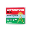 Sun Chlorella 500mg Intero Corpo Benessere Verde Algae Superfood Supplemento - Difesa Immune, Salute Gut, Purificazione Naturale, Energy Boost - Chlorophyll, B12, Iron, Protein - Non-GMO - 120 compresse