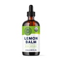 Vimergy USDA Organic Lemon Balm Tincture Herbal Supplement – Può essere utilizzato in Tea - Non OGM, Alcol-Free –115 mL (1 mL/Serving)