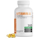 Bronson Vitamina A 10.000 IU Formula Premium Non OGM Supporta la visione sana e il sistema immunitario e la crescita e la riproduzione sana, 360 Softgels