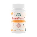 Integratore di messa a fuoco della memoria - Supporto del cervello con Omega-3, Bacopa e Plasmalogens per funzione cognitiva migliorata - Concentrazione e Memoria - Non OGM, 60 Softgels