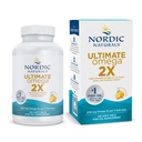 Nordic Naturals Ultimate Omega 2X, Limone Flavor - 120 Gel Morbidi - 2150 mg Omega-3 - Olio di pesce ad alta potenza con EPA & DHA - promuove la salute del cervello e del cuore - Non-GMO - 60 Serve