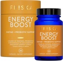 FRISKA Energy Boost Enzyme e Probiotics Supplemento, promuove una migliore digestione ed energia per gli uomini e le donne, Gut Health, 30 capsule