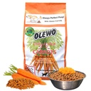 Olewo Carote Originali per Cani – Fibra per Poop Perfetto, Toppers Alimentari per Cani Disidratati per Mangiatori Piccole, Natural Skin & Coat Support, Multivitamin, Probiotici per Salute Digestiva & Gut, 1 lb