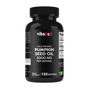 Olio di semi di zucca pressato a freddo 3000mg per porzione - 180 Softgels - Non-OGM & Gluten Free