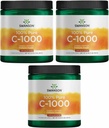 Cigno vitamina C polvere 100% puro acido ascorbico, supporto del sistema immunitario, salute della pelle, salute cardiovascolare, supplemento antiossidante 1000 mg (per servire) 1 lb. 454 g (3 pacchetto)