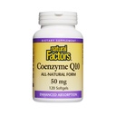 Fattori naturali, Coenzyme Q10 50mg, CoQ10 Supplemento per l'energia, il cuore e il supporto antiossidante, senza glutine, 120 softgels (120 porzioni)