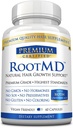 RootMD - Stimola la crescita dei capelli, Follicoli ringiovaniti, Migliora la Circolazione della Scala - Biotina, Rame, Acetato di Tocoferile, Palmetto di Sega - Tutto Naturale Vegan Friendly - 60 Capsule
