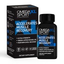 Supplemento di recupero del muscolo di OmegaXL e supplemento di supporto respiratorio - migliora DOMS e ROM, clinicamente sostenuto Green-Lipped Mussel Oil (60 Softgels)