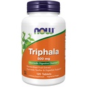 NOW Integratori alimentari, Triphala 500 mg, Combinazione di Harada, Amla e Behada, 120 compresse