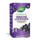 Lozenges Immune di Sambuco di modo naturale, con vitamina C, estratto di sambuco nero, supporto immunitario*, 30 Lozenges (Packaging May Vary)