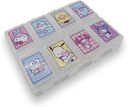 Sanrio Caratteri Die-Cut Medicina Supplemento Accessori Portatile Caso Viaggi con 8 coperchio di suddivisione (Mix) Multicolor