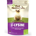 Pet Naturals Lysine per gatti, pollo aroma, 60 Chews - Supporto immunitario e respiratorio per gatti - Nessun grano o mais - Vet Consigliato