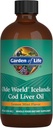 Garden of Life Olde World Islandic Cod Liver Oil Liquid - Lemon Mint Flavor - 1.000mg Omega 3 Fish Oil, acidi grassi, EPA, DHA, Vitamina D & A, CLO Supplements for Hearth Health, 47 Servings