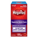 Omega-3 Krill olio e supplemento congiunto - Megared Joint Care 60 softgels - acidi grassi EPA/DHA, antiossidanti, acido ialuronico, nessun retrogusto di frusta come con Fish Oil