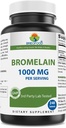 Brieofood Bromelain 1000mg per Serving 240 compresse - Proteolytic Digestive Enzyme - Supporta la digestione sana, Salute comune, Assorbimento Nutriente