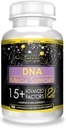 ACTIF DNA Mega Support con 15+ Fattori Avanzati - Non OGM, Fast-Acting, Made in USA, 60 Count