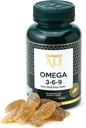 Dottore ALI - Vegan Omega 3-6-9 Gummies | Fish-Free, Non OGM, Ingredienti organici | Cervello, Cuore e Visione Supporto per adulti e bambini | Gelatin-Free | Gluten-Free | 70 Count