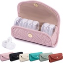 BAGSFY organizzatore settimanale di pillole 2 volte al giorno in un caso di pillole di tessuto carino, sacchetto di medicina, scatola di pedaggio di AM PM 7 giorno, custodia di viaggio portatile di farmaci per pillole, vitamine, oli di pesce, integratori.