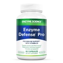 Enzyme Science Enzyme Defense Pro, 60 capsule – Integratore di supporto per l'immunità – Formulato con vitamina D3, L-Lysine, Calcio e Protease–Supporto per la digestione enzimatica – Sistema immunitario