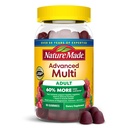 Gummie multivitaminiche avanzate per adulti, donne e uomini Multivitaminici con Magnesio Citrato, Calcio & B Vitamine, Supporto giornaliero, 90 Gummie, 30 giorni di alimentazione