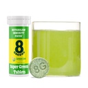 8Greens Supergreens Tablet | Super Greens Powder Superfood Tablet, Metabolismo Immunity & Focus, Daily Greens Effervescent Tablets, Organic: Aloe Vera, Spirulina, Chlorella, Lime di limone, 10 Servings