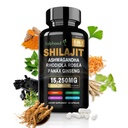 Shilajit per uomini/donne - Pure Himalayan Organic,Shilajit capsule con Ashwagandha,Supplements 60 capsule alternativa alla resina,Drops & Gummies
