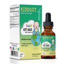 Kiddivit Baby Vitamin A&D Liquid Drops with Vitamin E – Gentle Immune & Vision Support Supplement – 60 Serve giornaliere, Dropper Incluso, Bottiglia di vetro – Sugar Free, Gluten Free, Vegetariano, 2oz