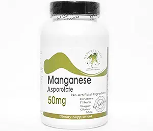 Manganese Asporotate 50 mg ~ 200 capsule - No Additivi ~ Integratori di natura