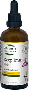St. Francis Herbal - Tintura Immune Profonda per Bambini 100 ml - Sostegno Immune Naturale Booster - Vegetariano - Erbe Biologiche