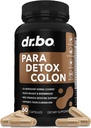 Colon Cleanse Pills Body Detox - Intestinal Guard Cleanser per Stomach - Natural Weight Flush Cleaner Supplement Complex, Women Men Kids, Herbal Wormwood Black Walnut Clove - Gut Loss Health Capsules