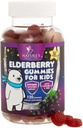 Sostegno immunitario dei bambini Gummie di sambuco - Vitamine giornaliere dei bambini C, Zinc & Kids Supporto per l'immunità Gummy - Integratore di sambuco della natura, Vegan, senza glutine, Gummie di bacche di gusto - 120 Gummies