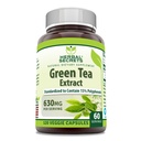 Estratto di tè verde 630 Mg per servire | Integratore di capsule vegetali | Non-GMO | Gluten Free | Made in USA (1 pacchetto, 120 conte)