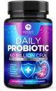 Probiotici 60 miliardi di CFU - 10 Strains + Enzimi Digestivi & Prebiotici - Miglior Probiotico per Donne & Uomini, Supporti Immune, Salute Gut, Costipazione Occasionale, Diarrea, Gas & Bloating - 60 capsule