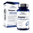 1MD Nutrition EnzymeMD - Integratore di enzimi digestivi - Doctor Formulated | 18 Enzimi basati sulle piante - Gas & Bloating Support | 60 capsule