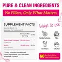 Liquid Collagen & Biotin, 2 Fl Oz (Pack of 2), 40000 mcg per unghie della pelle dei capelli, vitamina B7 Peptidi di collagene idrolizzati Supplemento per le donne, Forma Bioattiva, Zucchero Libero, Raspberry Flavor