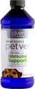 Silver Biotics Pet Vet Supporto immunitario | Migliora la risposta immunitaria negli animali | 16 Fl Oz