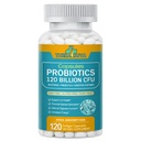 Probiotici 120 miliardi di CFU-36 Strains + Prebiotici organici + Integratore alimentare naturale intero per Ultimate Gut Health Support- 120 Softgels, alimentazione di 60 giorni