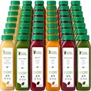 7 giorno di succo di pulizia da fontana cruda, tutto naturale Detox Cleanse, Juicing per il riposo del corpo, succo pressato a freddo veloce, ottimo modo per saltareavviare una dieta sana, 42 bottiglia 12oz, 7 Ginger Shot