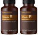 Elementi Vitamina E, 400 IU, 100 Softgels, 100 Giorni di Alimentazione (Packaging May Vary) (Pack of 2)