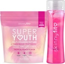 SkinnyFit Super Gioventù Tropicale Collage con Bottiglia Bundle