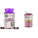 Giardino della vita Organics Elderberry Gummies per adulti e bambini - Integratore di supporto immunitario con frutta organica e organici donne 40+ Gummy Vitamins - Berry - Certificato Organico