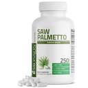 Bronson Saw Palmetto Extra Forza Supporta la funzione sana della prostata e il supporto sanitario urinario - Non OGM, 250 capsule vegetariane
